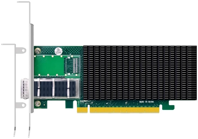 Main image of ST7340 100GbE QSFP28 Network Card, Intel E810-CAM1, PCIe 4.0 x16