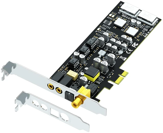 Main image of ST115 PCIe Hi-Fi Sound Card, ES9038Q2M DAC, Optical/Coax & 3.5mm