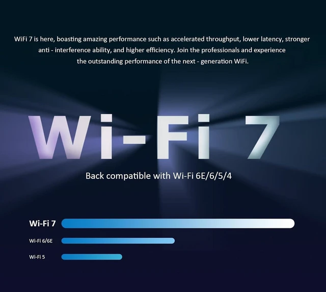 Alt view image 4 of 7 - BE6500 WiFi 7 PCIe Card for PC, Tri-Band, Bluetooth 5.4, MT7925B