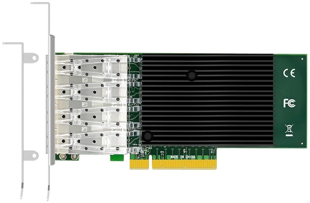 Main image of ST7219 Quad 10GbE SFP+ Network Card, Intel XL710-BM1, PCIe x8