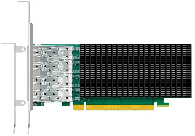Main image of ST7342 Quad 25GbE SFP28 NIC, Intel E810-CAM1, PCIe 4.0 x16