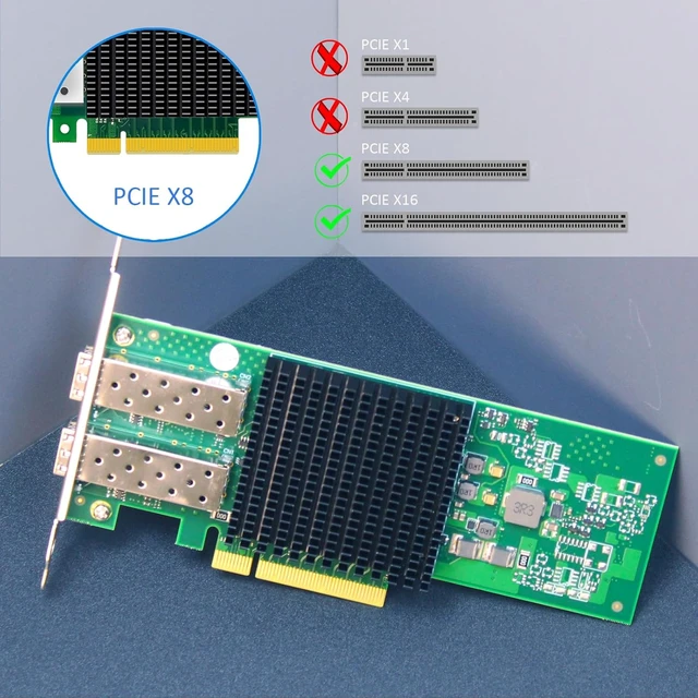Alt view image 6 of 7 - ST7443 Dual 25GbE SFP28 NIC, Broadcom BCM57414, RDMA, PCIe x8