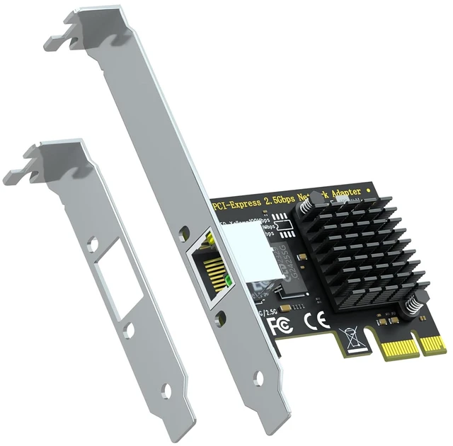 Main image of LE8105 2.5Gb PCIe Network Card, RJ45 Ethernet NIC, Low Profile