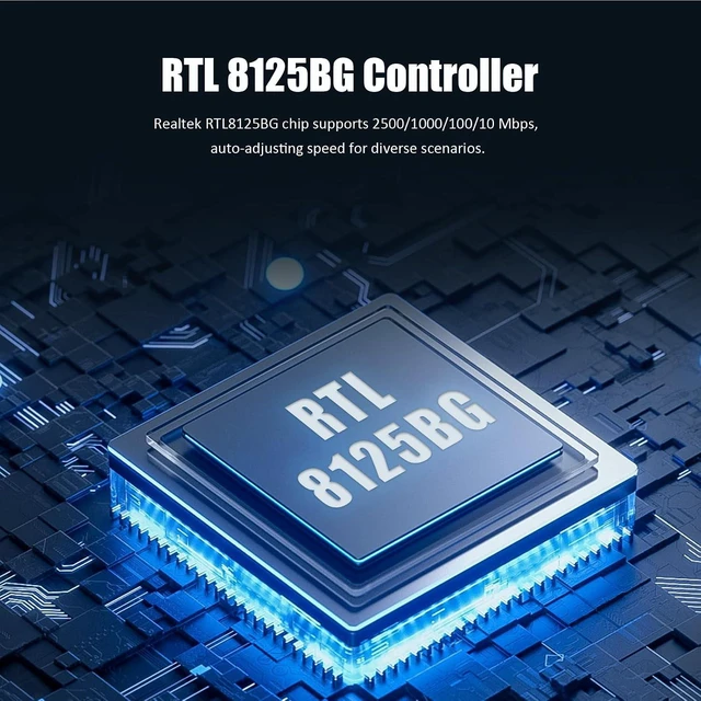 Alt view image 4 of 7 - LE8105 2.5Gb PCIe Network Card, RJ45 Ethernet NIC, Low Profile