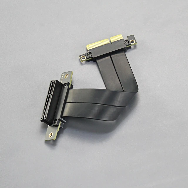 Alt view image 7 of 7 - 120mm PCIe 3.0 X4 Riser Cable for M.2, WiFi, Firewire, USB, Sound Cards, etc