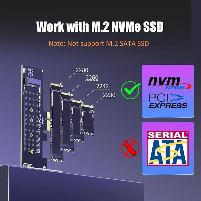 Alt view image 4 of 7 - PA19-X1 M.2 NVMe to PCIe 5.0 X1 Adapter