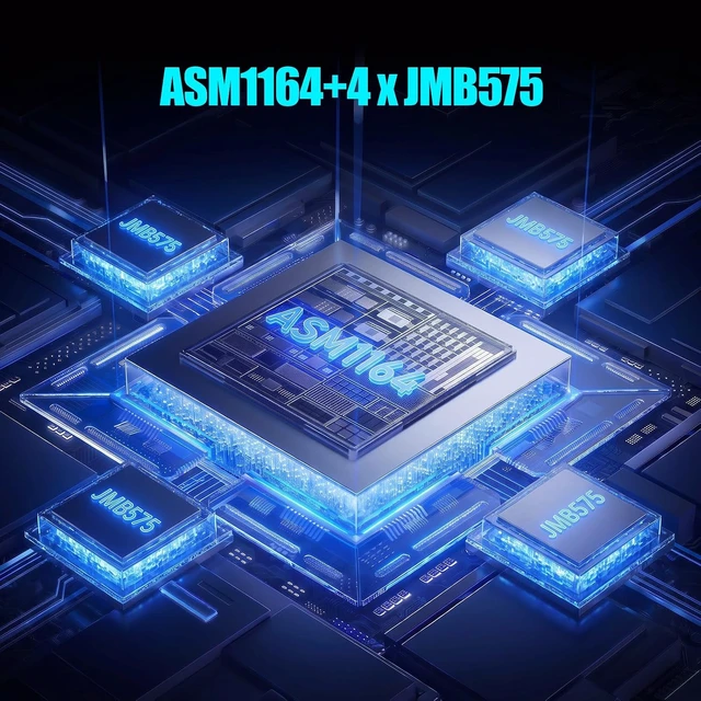 Alt view image 4 of 7 - SA3220J 20 Port PCIe SATA Expansion Card, SATA III 6Gbps, ASM1164