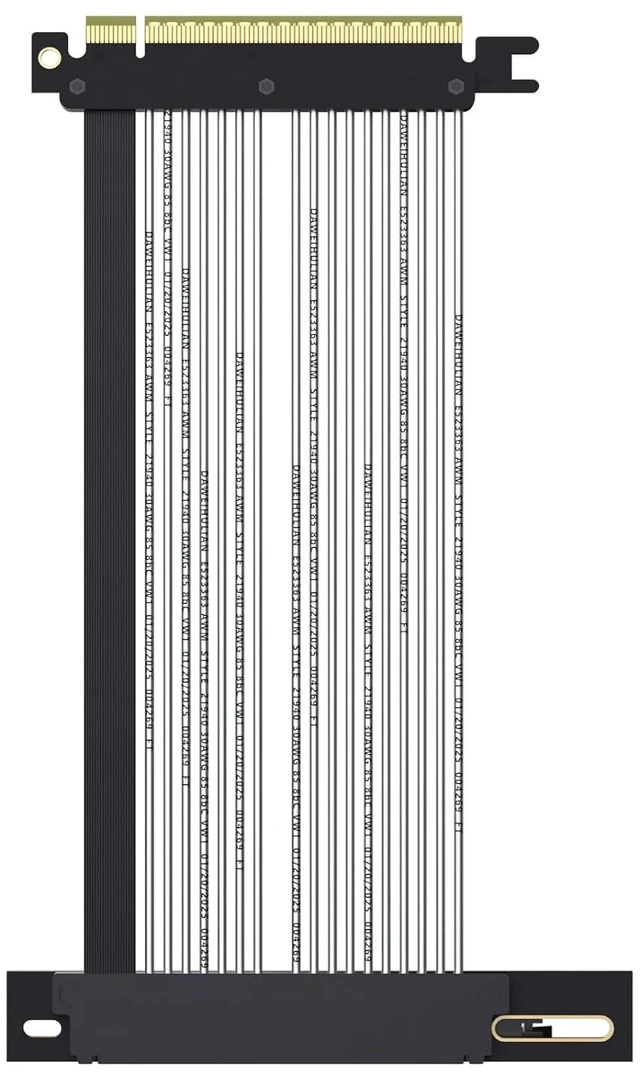 Main image of PCIe 5.0 x16 GPU Riser Cable Right 200mm, RTX 50/RX 9000