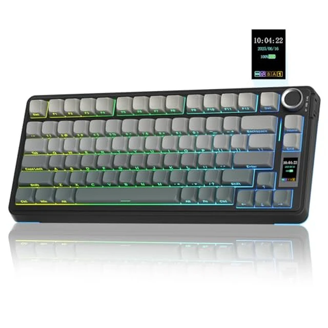 Alt view image 2 of 7 - Wireless Keyboard and Headset Combo, S75 Pro Mechanical Keyboard G7 Pro Wireless Headset