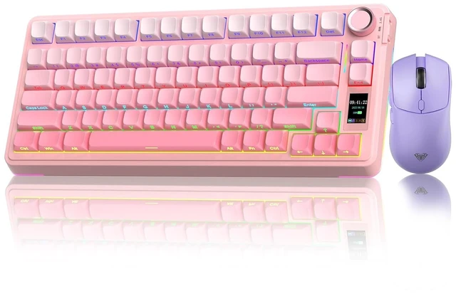 Main image of Wireless Keyboard and Mouse Combo, S75 Pro Mechanical Keyboard+SC580 Wireless Mouse