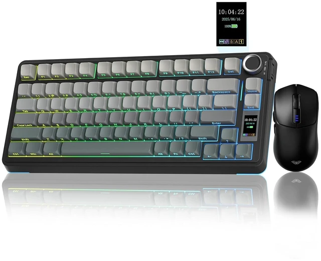 Main image of Wireless Keyboard and Mouse Combo, S75 Pro Mechanical Keyboard+SC580 Wireless Mouse