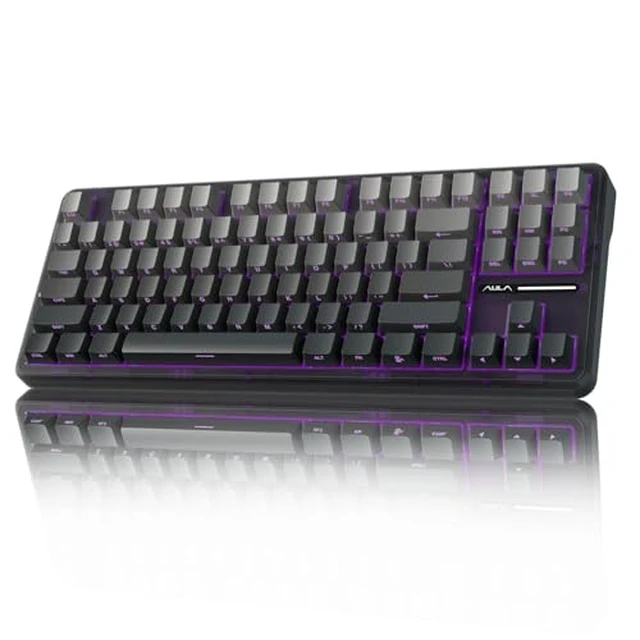 Alt view image 2 of 5 - Wireless Keyboard and Headset Combo, F75 Pro Mechanical Keyboard G7 Pro Wireless Headset