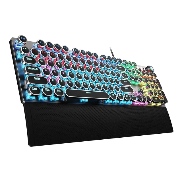 Alt view image 2 of 7 - Keyboard and Headset Combo, F2088 Mechanical Keyboard G7 Pro Wireless Headset