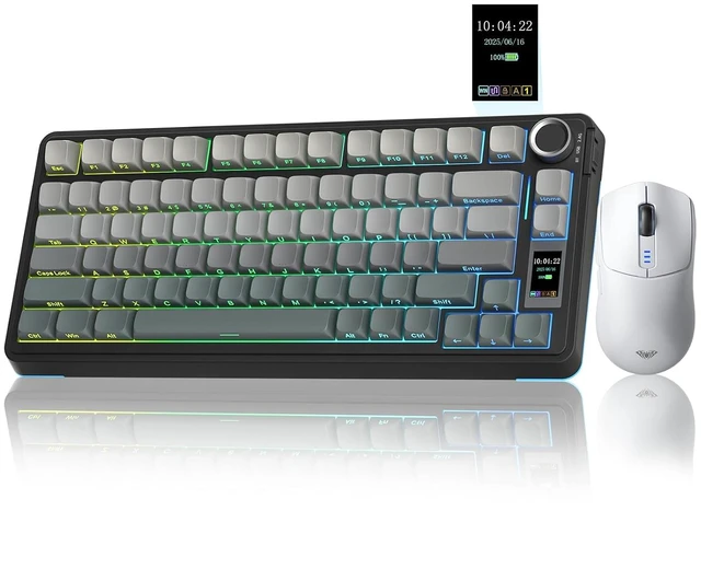 Main image of Wireless Keyboard and Mouse Combo, S75 Pro Mechanical Keyboard+SC580 Wireless Mouse