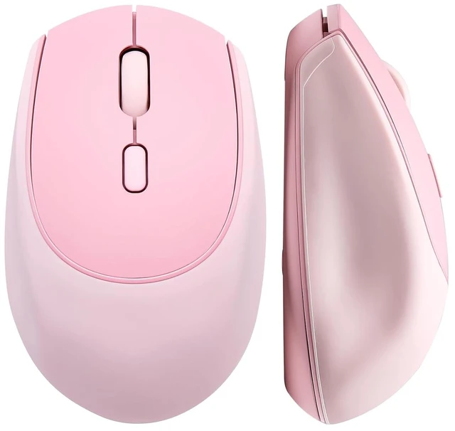 Main image of C2 Silicone Wireless Mouse 1600 DPI Optical 2.4GHz (Pink)