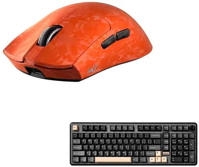 Main image of M2 Dual 8K Wireless Gaming Mouse (Orange), B98 PRO Wireless Mechanical Keyboard (Black, Candy Switch)