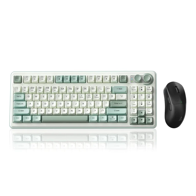 Main image of SK90 75% Wireless Keyboard with Media Knob Number Pad & SM850 Gaming Mouse