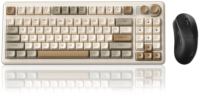 Main image of SK90 75% Wireless Keyboard with Media Knob Number Pad & SM850 Gaming Mouse