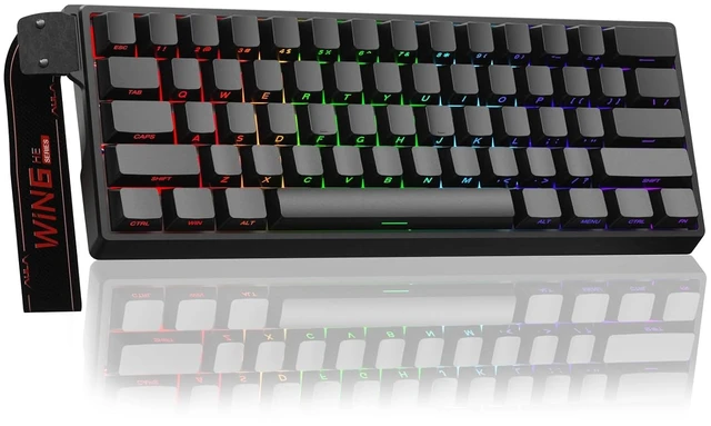 Main image of Aula WIN60 HE - 60% Mechanical Gaming Keyboard Wired, Magnetic Switch Hot Swappable, Adjustable Actuation Rapid Trigger Mode, 8000 Hz Polling Rate, RGB Small Keyboard 60 Percent Compact Design for PC