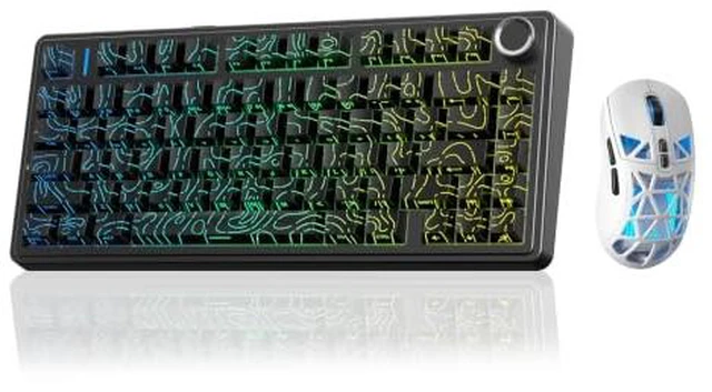 Main image of Aula F75 HE Wireless Hall Effect Magnetic Switch Gaming Keyboard +SOLAKAKA SM802 Wireless Gaming Mouse