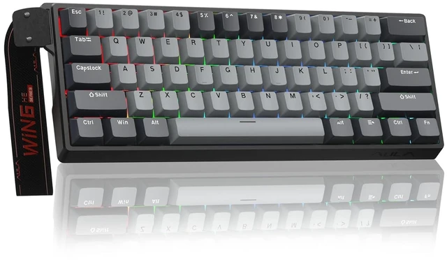 Main image of AULA WIN60 HE PRO 60% Mechanical Gaming Keyboard Wired, Magnetic Switch Hot Swappable, Adjustable Actuation Rapid Trigger Mode, 8000Hz Polling Rate, RGB Small Keyboard 60 Percent Compact Design for PC