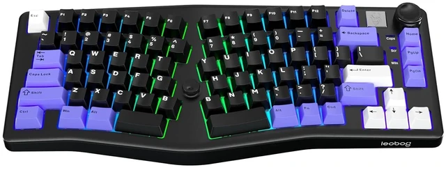 Main image of LEOBOG A75 Alice Ergonomic Wireless Mechanical Keyboard with Joystick Knob