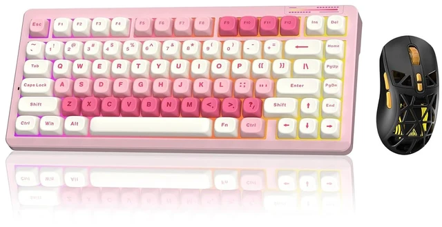 Main image of LINGBAO K75 Wireless Mechanical 75% Gaming Keyboard+SOLAKAKA SM802 Wireless Gaming Mouse