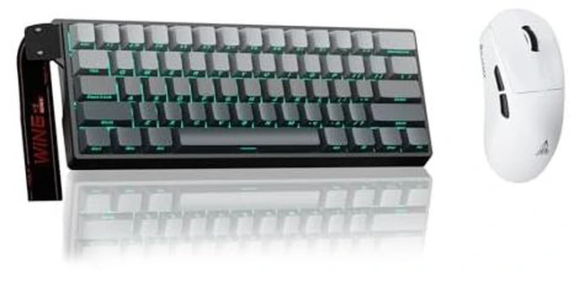Main image of Aula WIN60 HE - 60% Mechanical Gaming Keyboard Wired, Hall Effect Magnetic Switch Keyboard+SOLAKAKA SM850 Wireless Gaming Mouse24000 DPI Adjustable, Lightweight, Ergonomic Wireless Mouse
