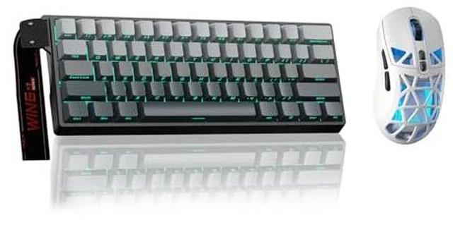 Main image of Aula WIN60 HE - 60% Mechanical Gaming Keyboard Wired, Hall Effect Magnetic Switch Keyboard+SM802 Wireless Gaming Mouse,24,000 DPI Max,Lightweight Computer Mouse for Laptop/PC