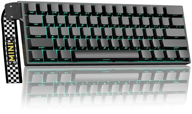 Main image of Aula MINI60 HE PRO Wireless Gaming Keyboard 60%,Hall Effect Rapid Trigger Magnetic Keyboard,8000Hz Polling,Tri-Mode(BT5.0/2.4GHz/USB-C),RGB Hot Swappable Compact Mechanical Keyboard for Gamer(Black)