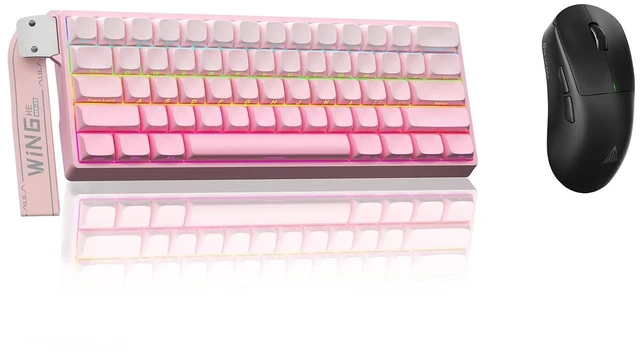 Main image of Aula WIN60 HE - 60% Mechanical Gaming Keyboard Wired, Hall Effect Magnetic Switch Keyboard+SOLAKAKA SM850 Wireless Gaming Mouse24000 DPI Adjustable, Lightweight, Ergonomic Wireless Mouse