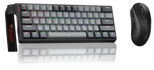 Main image of Aula WIN60 HE Pro- 60% Mechanical Gaming Keyboard Wired, Hall Effect Magnetic Switch Keyboard+SOLAKAKA SM850 Wireless Gaming Mouse24000 DPI Adjustable, Lightweight, Ergonomic Wireless Mouse
