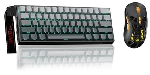 Main image of Aula WIN60 HE - 60% Mechanical Gaming Keyboard Wired, Hall Effect Magnetic Switch Keyboard+SM802 Wireless Gaming Mouse,24,000 DPI Max,Lightweight Computer Mouse for Laptop/PC