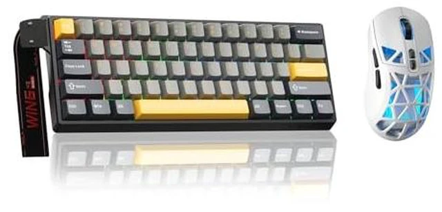 Main image of Aula WIN60 HE MAX- 60% Mechanical Gaming Keyboard Wired, Hall Effect Magnetic Switch Keyboard+SM802 Wireless Gaming Mouse,24,000 DPI Max,Lightweight Computer Mouse for Laptop/PC