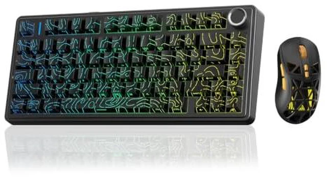 Main image of Aula F75 HE Wireless Hall Effect Magnetic Switch Gaming Keyboard +SOLAKAKA SM802 Wireless Gaming Mouse