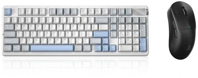 Main image of LEOBOG A98 Wireless Mechanical Keyboard and Mouse Combo, RGB Backlit Rechargeable 8000mAh Battery, Creamy Keyboard with Number Pad+ 2400DPI Mice, Programmable Keyboard Mouse with Software for PC Gamer