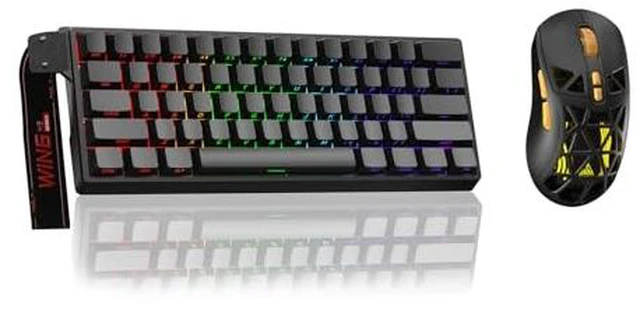 Main image of Aula WIN60 HE - 60% Mechanical Gaming Keyboard Wired, Hall Effect Magnetic Switch Keyboard+SM802 Wireless Gaming Mouse,24,000 DPI Max,Lightweight Computer Mouse for Laptop/PC