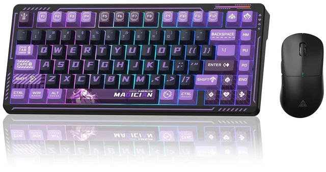 Main image of LINGBAO K75 Wireless Mechanical 75% Anime Gaming Keyboard+SM850 - Wireless Gaming Mouse