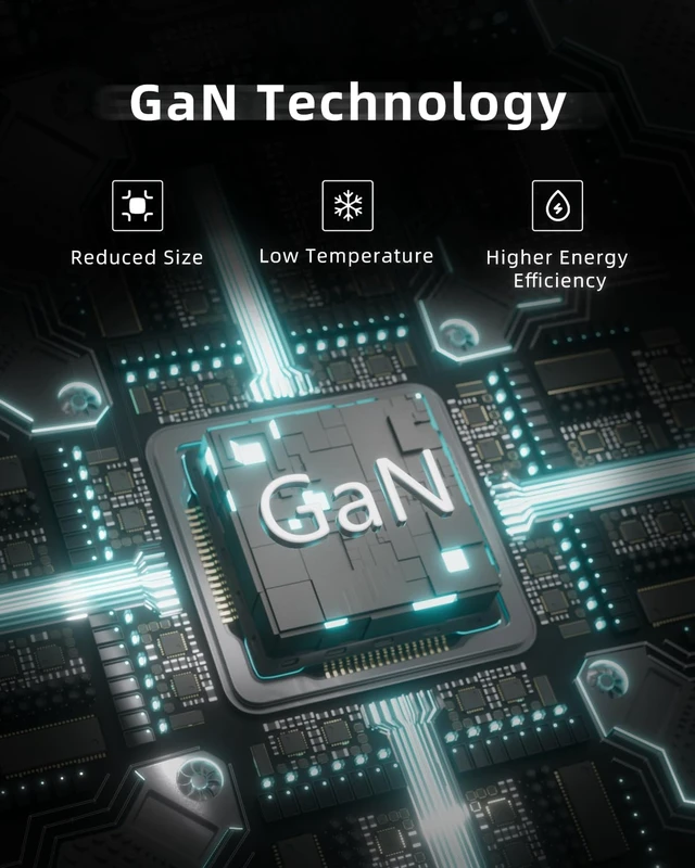 Alt view image 5 of 7 - 65W GaN Robot USB-C Charger with 3 Ports