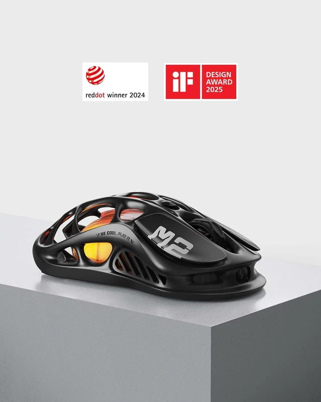 Alt view image 3 of 7 - Mercury M2 Wireless Gaming Mouse with 5 Dynamic Lightsync RGB