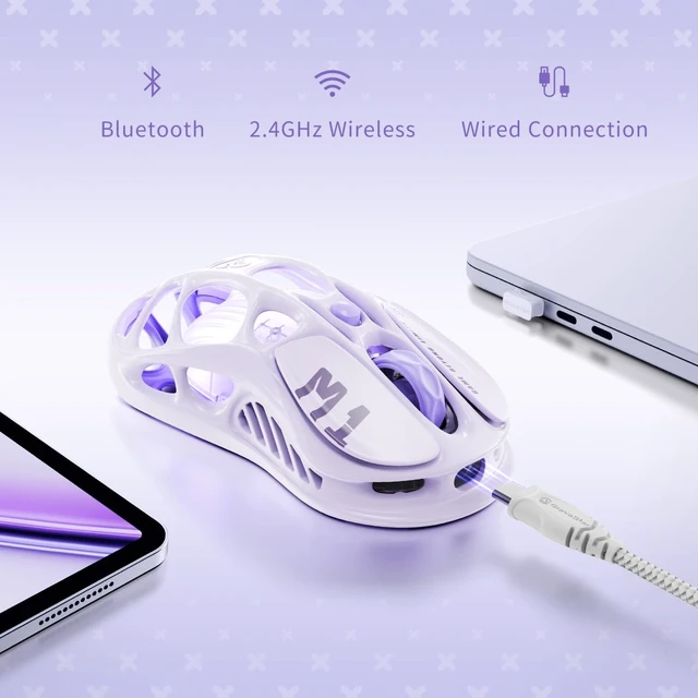Alt view image 7 of 7 - Mercury M1 Pro Gaming Mouse, Tri Mode, Up to 209H Battery Life