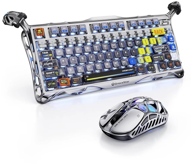 Main image of Mercury K1 Pro Keyboard & X Pro Mouse Interstellar Silver