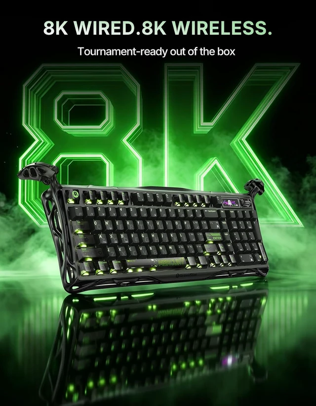 Alt view image 4 of 7 - Mercury K98 Pro 98 Keys Wireless Mechanical Gaming Keyboard