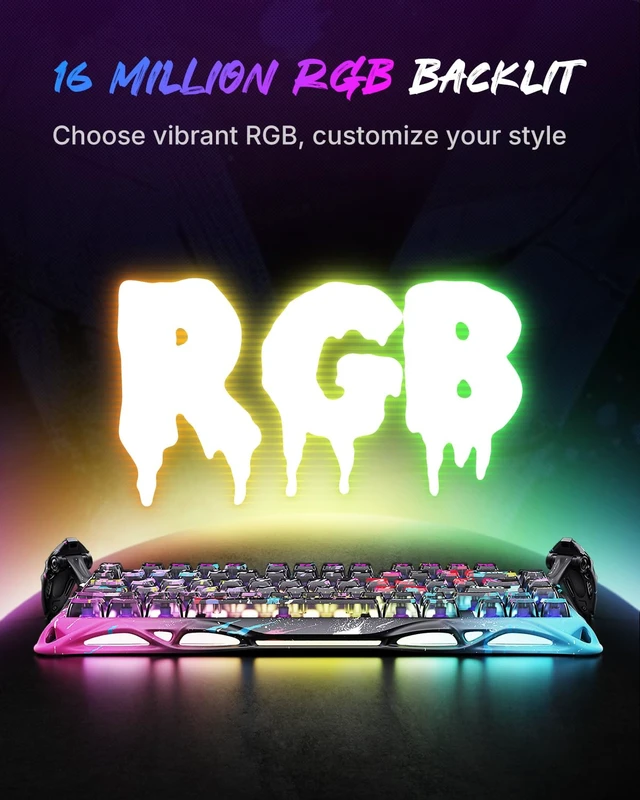 Alt view image 5 of 7 - Mercury V75 Pro - HE Gaming Keyboard with X Pro Gaming Mouse