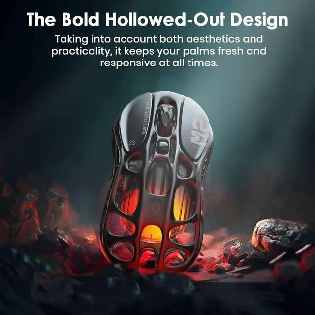 Alt view image 5 of 7 - Supernova Portable Bluetooth Speaker with GravaStar Mercury M2 Wireless Gaming Mouse with GravaStar Alpha65 Robot Fast GaN Charger Block