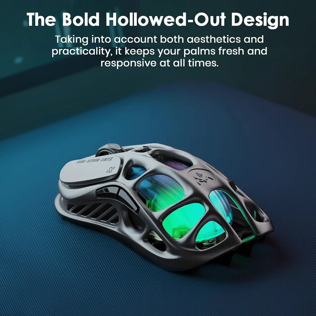 Alt view image 5 of 7 - Mars Pro Portable Bluetooth Speaker Mercury M1 Pro Wireless Gaming Mouse