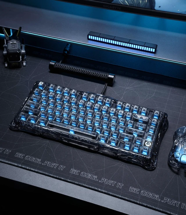 Alt view image 2 of 7 - Mercury V75 Hall Effect Gaming Keyboard (Onyx Crystal, RT 0.01mm)