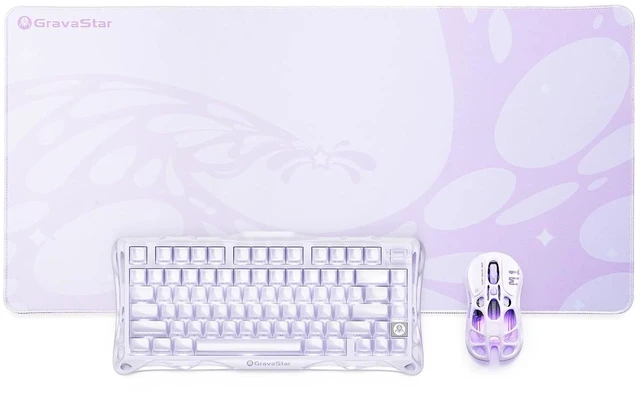 Main image of Mercury K1 Keyboard & M1 Pro Mouse & Mouse Pad - Lavender Purple