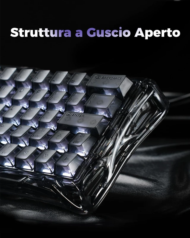 Alt view image 3 of 6 - Mercury V60 HE Gaming Keyboard with M2 Mouse Combo