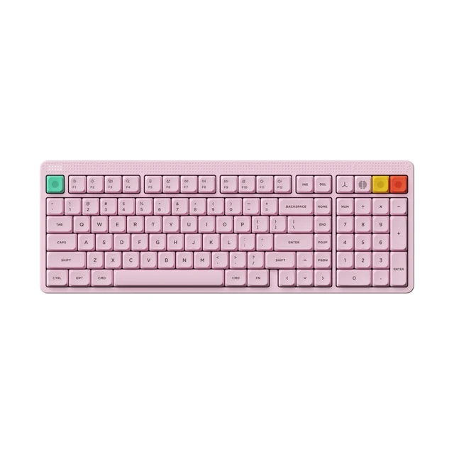 Main image of Node100 Wireless Mechanical Keyboard, Hot Swappable Custom Low Profile Keyboard, 103 Keys Computer Gaming Keyboards, Supports Touch Gestures, PBT Keycaps, RGB Backlit, Bluetooth/2.4GHz/USB-C